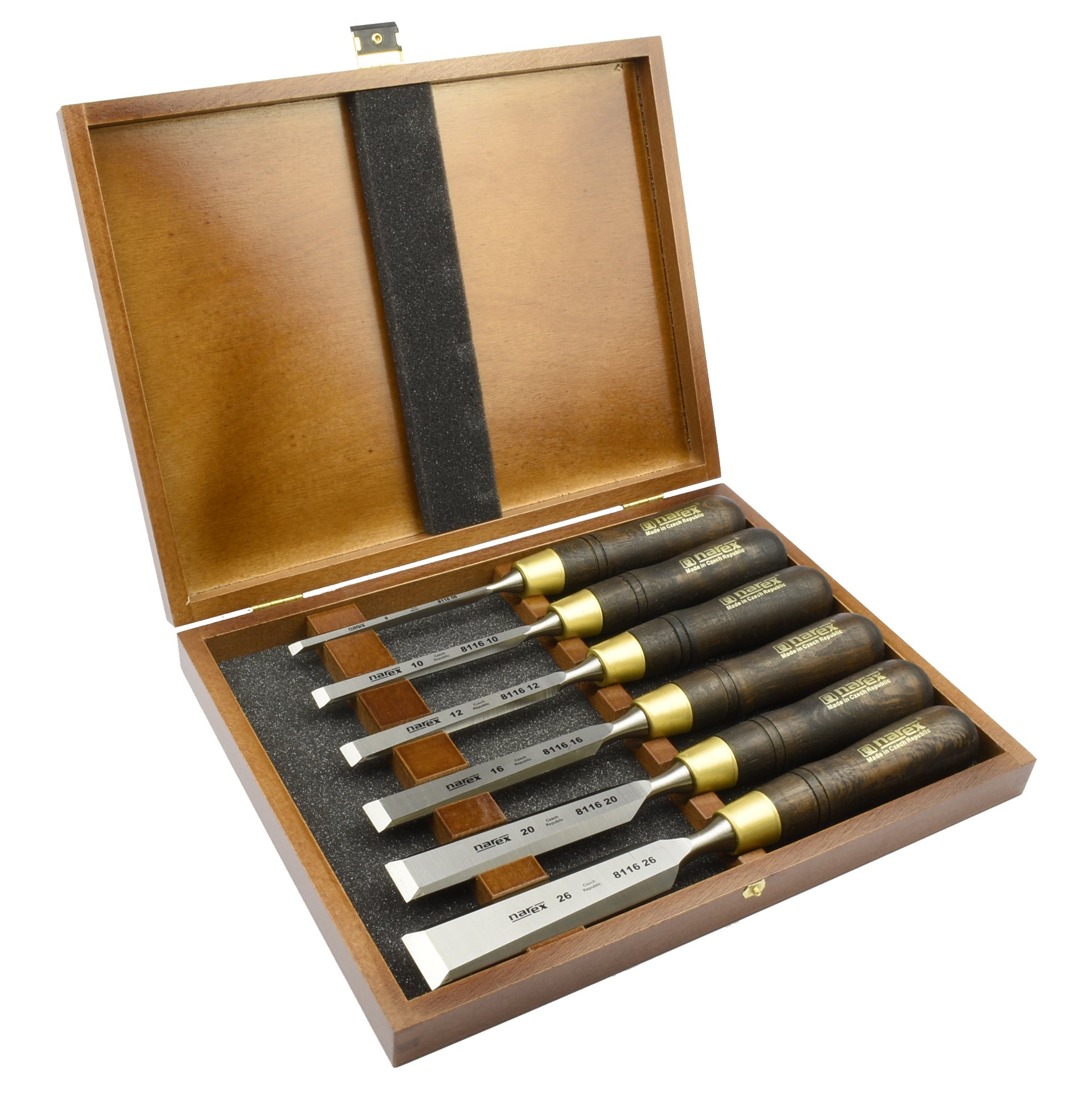 Narex Chisels - 8116 Cabinetmakers Chisel Boxed Set (Black)