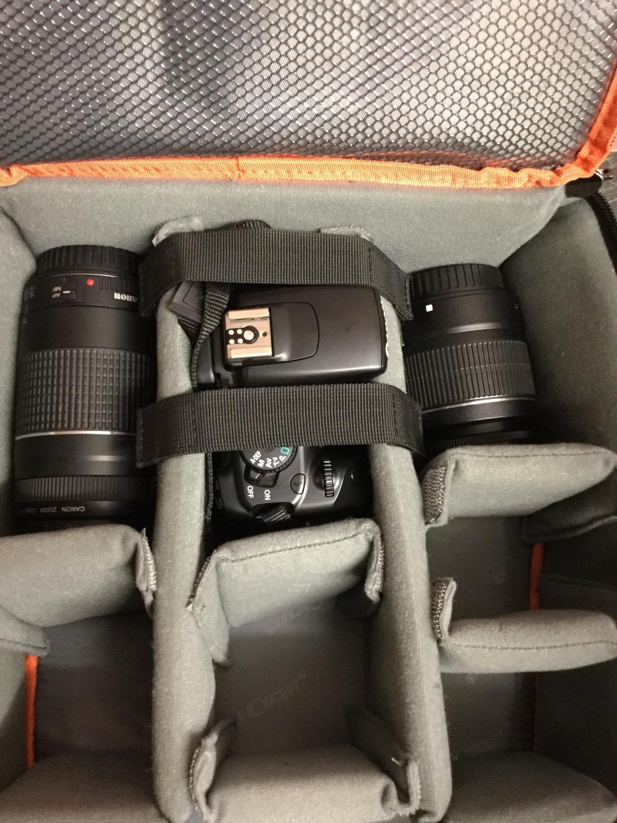 DSLR Camera Backpack for Travel Outdoor Photography 10.23*6.29*14.57