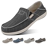 Mens Slip On Shoes, Mens Boat Shoes with Arch