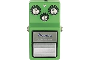 Ibanez TS9 White Black Red Blue Electric Guitar Distortion and Overdrive Effect Pedal, Model Number TS9, Style Overdrive, 9.0 Volts, 8.0 Microamps