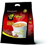 Trung Nguyen G7 Instant Coffee - 3-in-1 Roasted Ground Blend with Creamer &amp; Sugar, Vietnamese Coffee (50 Sachets)