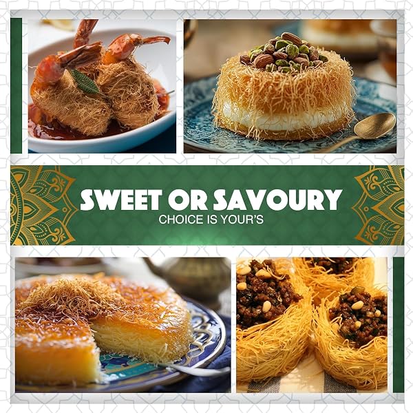 LHUN DRIED & CHOPPED KATAIFI | SHREDDED FILLO DOUGH | AUTHENTIC TURKISH PASTRY FOR KNAFEH, KANAFEH, AND KUNAFA | PREMIUM KADAYIF FOR DESSERTS, GOURMET DISHES, AND VIRAL DUBAI CHOCOLATE BAR (8.82 OUNCE) (DRIED)