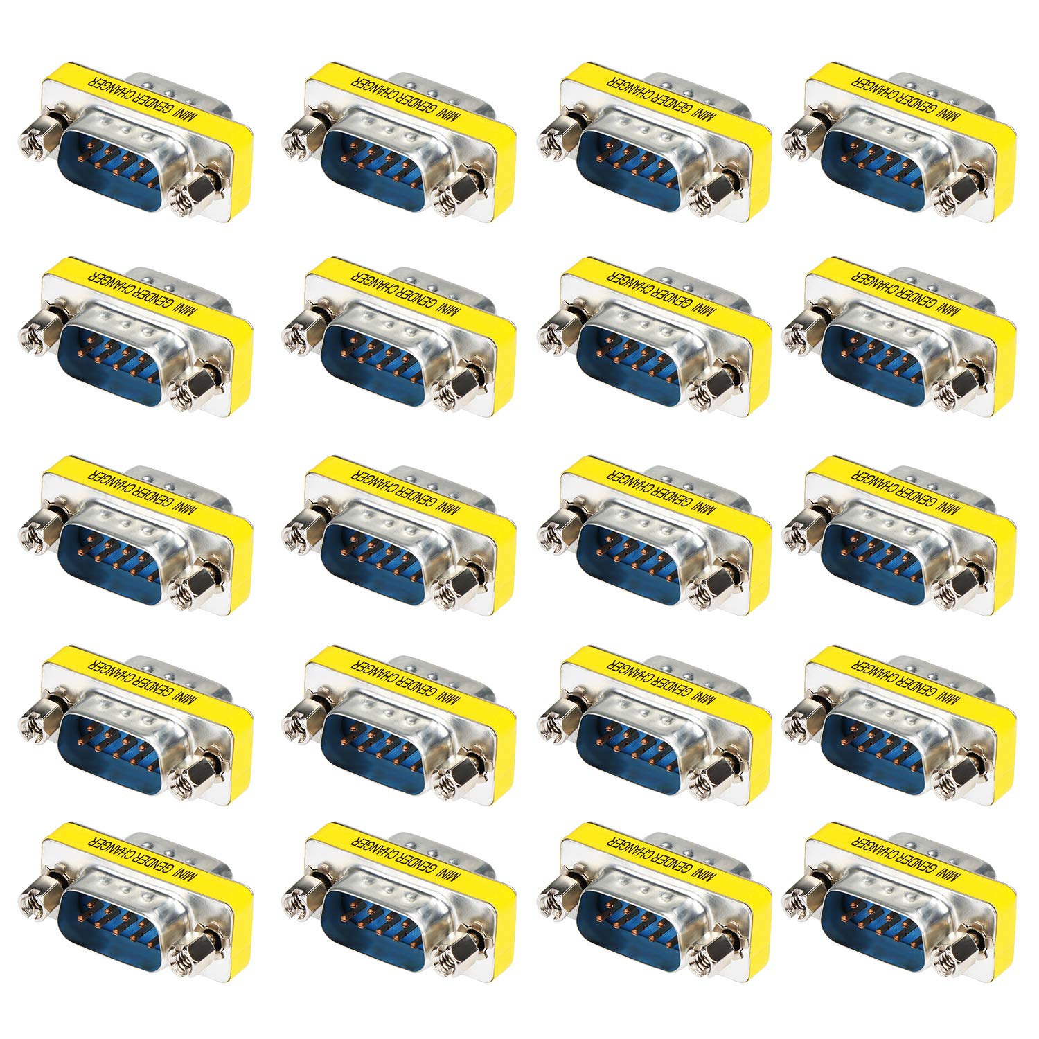 abcGoodefg 9 Pin RS-232 DB9 Male to Male Female to