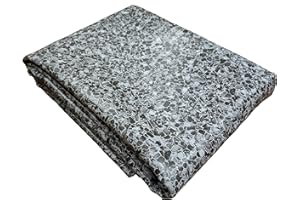 USA Pond Products' - 6x6 Gray Pond Liner with Black Printed Pebble Design-6'W x 6'L (1.83m x 1.83m) in 25-mil Graystone PVC (0.63mm)-Fish/Plant Friendly for Koi Ponds, Streams & Water Gardens