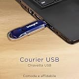Integral 256GB USB 2.0 Flash Drive Courier Blue view 5