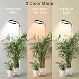 wolezek Halo Grow Light 80 LED Full Spectrum 65in 360° Gooseneck 3 Color view 4