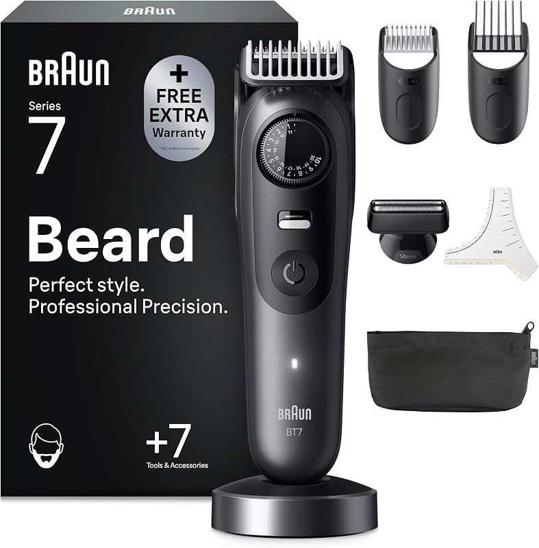 Recortadora de Barba Hombre Series 7, BT7535, Gris