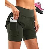 Bikewa Women's Mountain Bike Shorts 4D Padded Cycling Riding Biking Bicycle Biker Cycle Shorts for Women Zipper Pockets