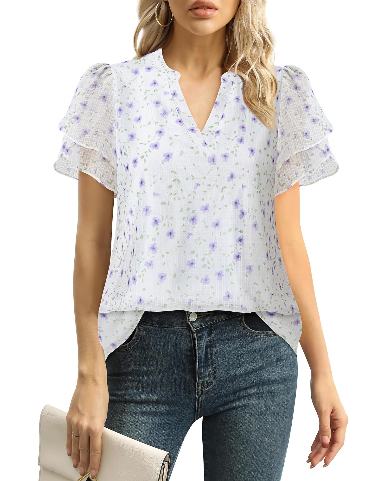 Womens Dressy Tops, Womens Short Sleeve Tops