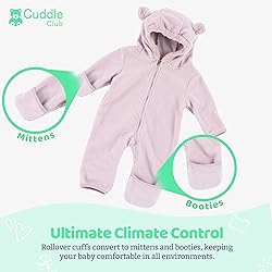 Fleece Baby Bunting Bodysuit – Infant One Piece
