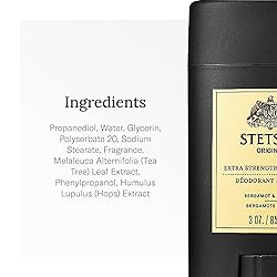 STETSON Personal Care Extra Strength Deodorant by