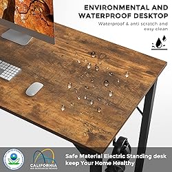 DUMOS 48 Inch Office Small Computer Desk Modern