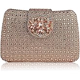 Sparkly Rhinestone Unique Evening Bag Women Floral Clutch Handbag Shoulder Bags | Sparkly, Rhinestone, Unique, Floral