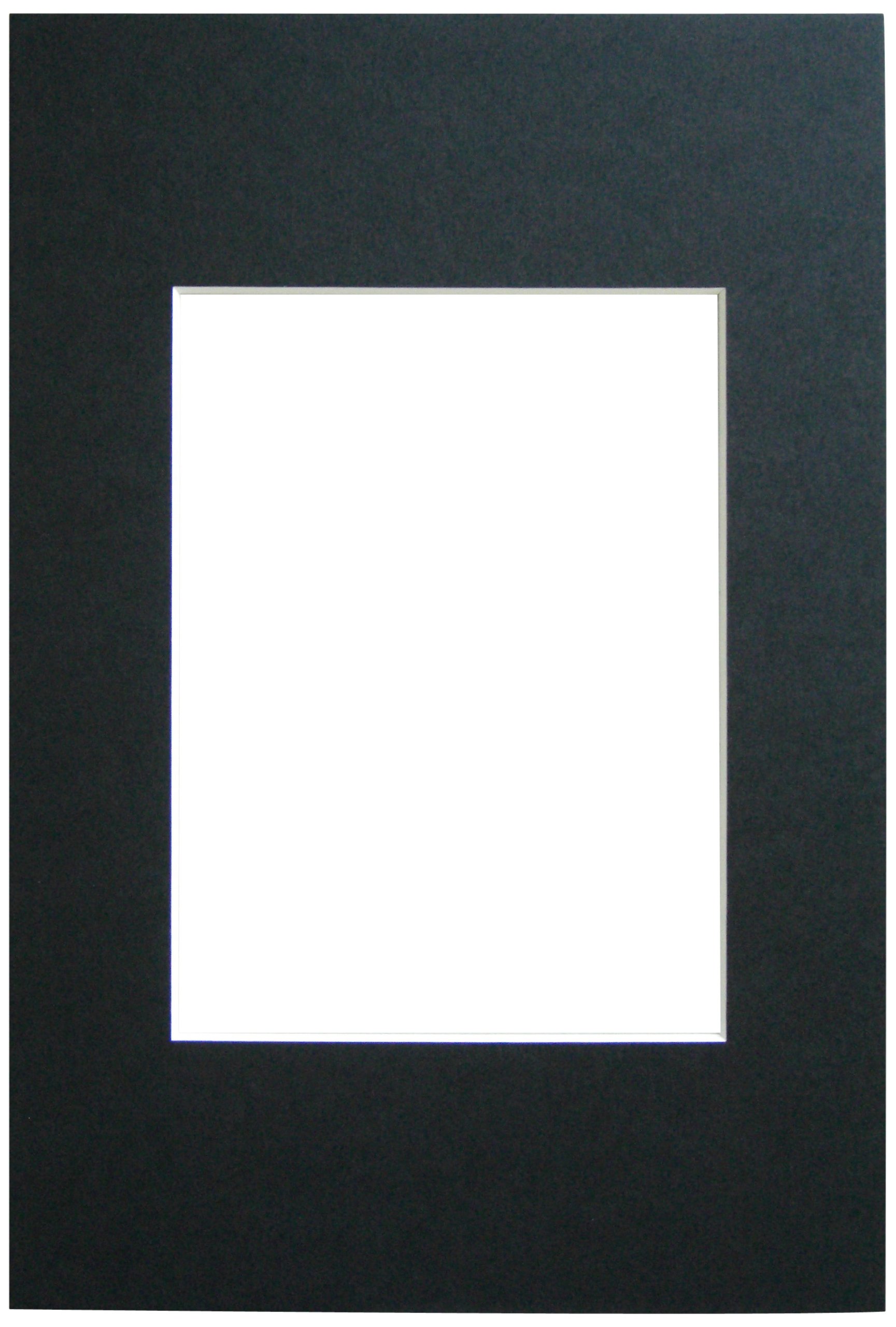 walther design PassepArtouts Black for frame size: 20 x 30 cm, Picture size: 13 x 18 cm PassepArtouts PA030B — image 1