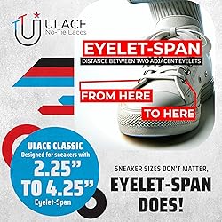 uLace Classic No Tie Shoelaces - Metallic Silver