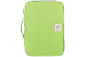 A4 Document Bags Portfolio Organizer, Multi-Functional Document Bags Waterproof Travel Business Office Meeting Briefcase Zipp