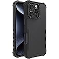 Smartish® iPhone 16 Pro Protective Magnetic Case - Gripzilla Compatible with MagSafe [Rugged + Tough] Heavy Duty Armor Slim Cover w/Drop Tested Protection for Apple iPhone 16 Pro - Black Tie Affair