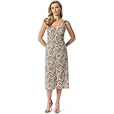 Jessica Simpson Womens Sahira Fitted Maxi Dress with Front Slit Standard