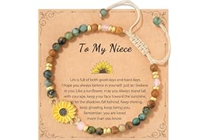 Tarsus Sunflower Gifts for Women – Symbol of Positivity, Strength & Love, Gift for Birthday, Christmas, or Thank You Occasion, Sunshine Sunflower Bracelet for Friends Coworkers Daughter...