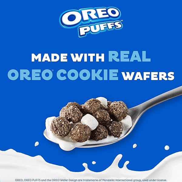 POST OREO PUFF CHOCOLATE BREAKFAST CEREAL, 10 OZ BOX