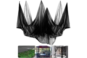 33x10Ft Mosquito Netting Garden Mesh Netting,Fly Bird Net Barrier Hunting Blind Plant Protecting Net for Balcony, Apartments,