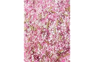 Rose and gold Christmas sprinkles 120g/ 4.2oz | Cake | Pastel pink | Baking | Cupcake sprinkles (Rose gold)