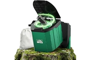Keystone Peak Portable Camping Toilet – Foldable Travel Potty for Adults | Compact & Sturdy Porta Potty for Camping, Hiking, 