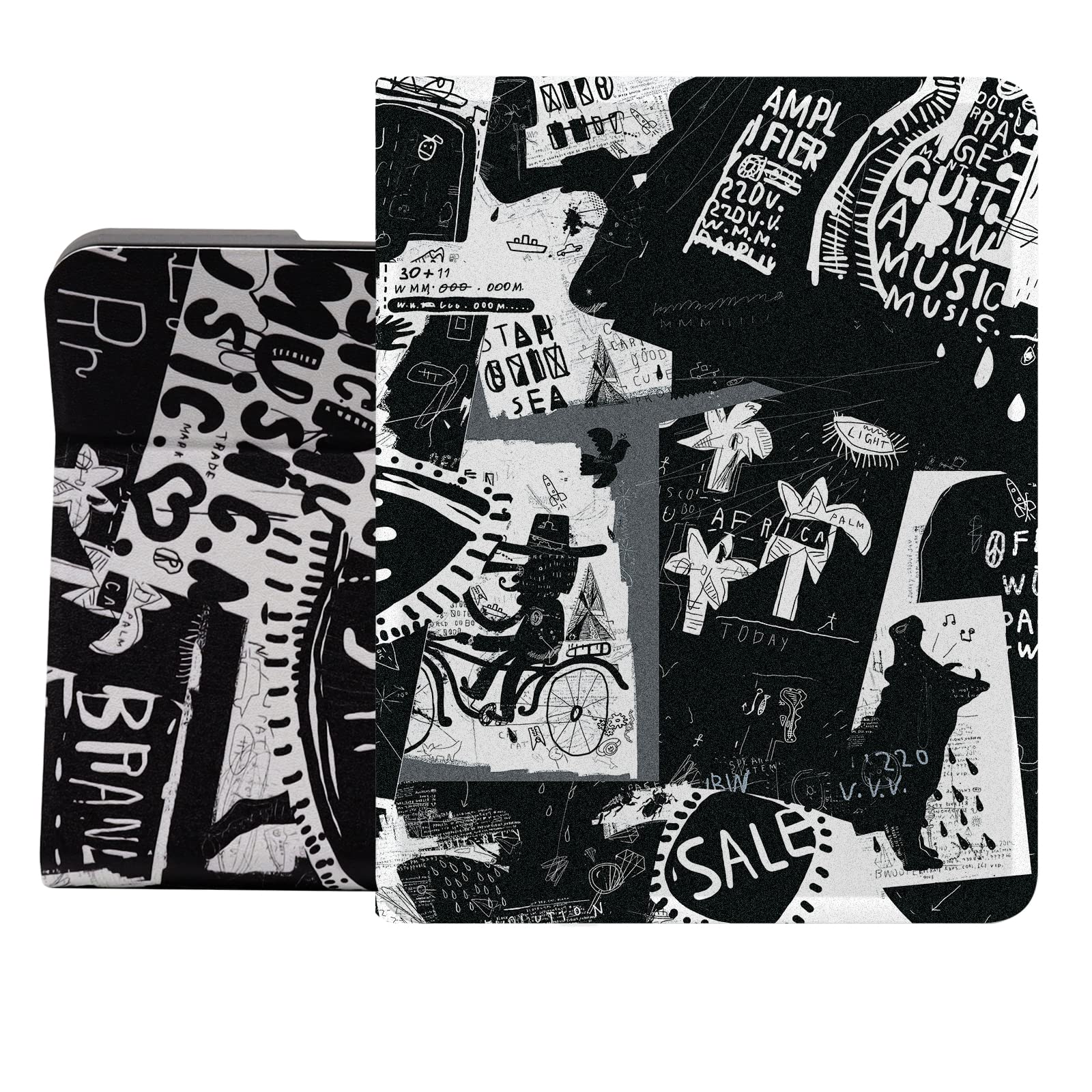 Berkin Arts for iPad Mini 4th/5th Generation Case (7.9 Inch) Case 2019 2018 2017 2016 2015 Folio Case Premium Leather Cover Modern European Painting Abstraction Symbols — image 1