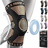 NEENCA Professional Knee Brace for Pain Relief, Medical Knee Support with Patella Pad & Side Stabilizers, Compression Knee Sleeve for Meniscus Tear, ACL, Joint Pain, Runner, Workout - FSA/HSA APPROVED