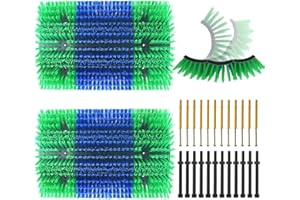 Sayutie Livestock Scratching Brush Green Upgraded Large Goat Brush Cow Scratcher Brush Anti-Itch Tool Massage Grooming Cattle Brush With 12 Screws For Horses，Goat,Cattle,Cow,Sheep, Pigs（2pack）