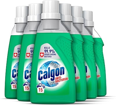 Calgon Antibacterial Washing Machine Cleaner & Water Softener Gel 750ml (Pack