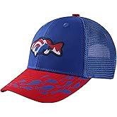 BASSDASH Kids Youth Fishing Sun Hat Mesh Back Adjustable Baseball Trucker Cap for Boys Girls Toddler