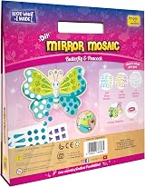 Imagimake Mirror Mosaic Butterfly & Peacock 450+ Foil Stickers Kit view 8