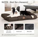 Bedsure Washable Large Dog Bed 91x68x9cm Oxford Fabric Brown view 2