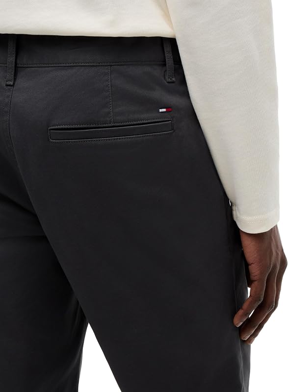 Pantalón Corto Chinos Hombre Scanton Slim Fit, Gris (Washed Black), 29W