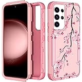 Plakill for Samsung Galaxy S21 Ultra Case - Women Cute Girls Phone Cover Cool Aesthetic Unique Design Teen Kawaii Flower Heavy Duty Protective Hard Shockproof Military Grade Funda for S21 Ultra