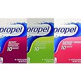 Propel Zero Powder Packets Variety Bundle - 60 Packets - 6 Boxes Total (2 Boxes Each of Raspberry Lemonade, Kiwi Strawberry, and Berry) …