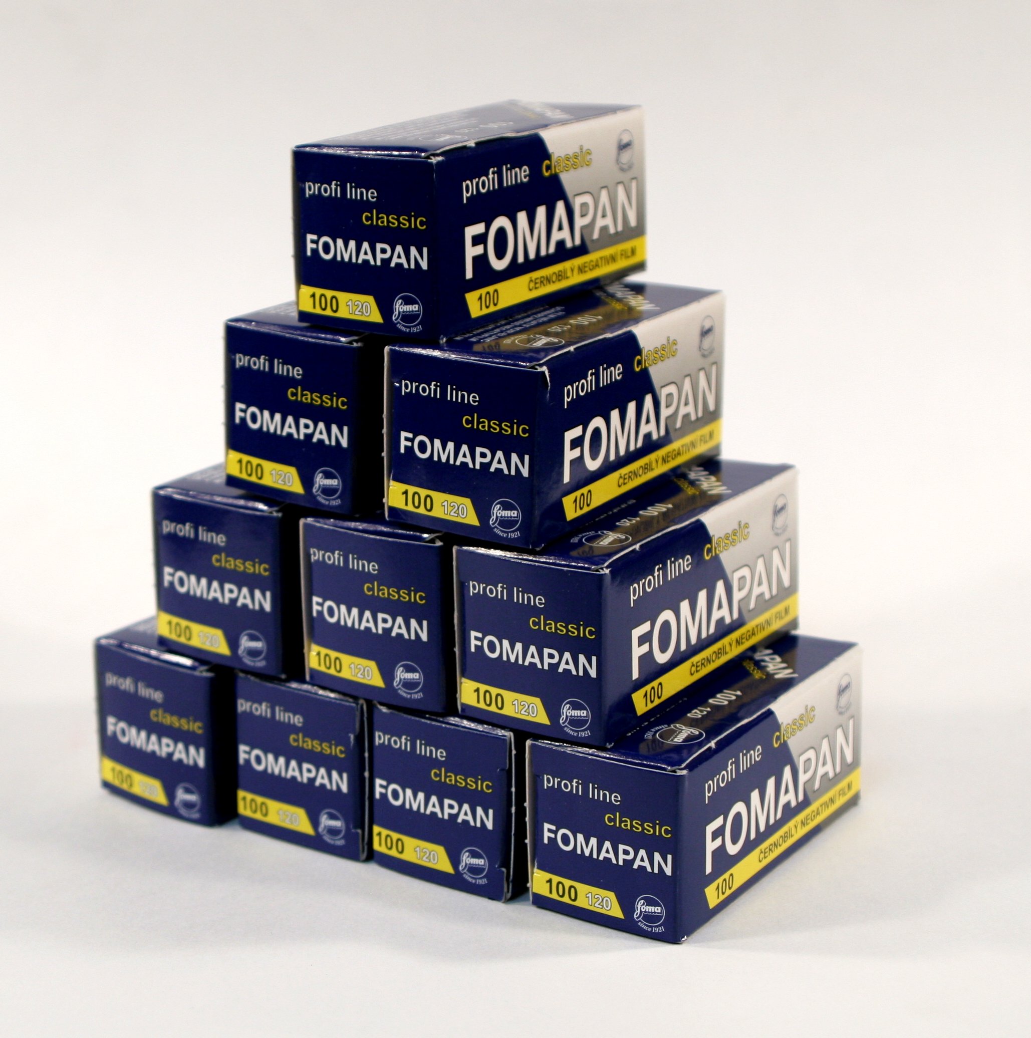 Fomapan 100ASA 120 Pack Of Ten