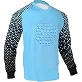 Total Soccer Factory Soccer Goalie Shirt, Padded Goalkeeper Jersey, Youth and Adult Sizes