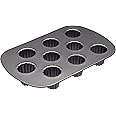 MasterClass Canele Moulds with PFOA Free Non Stick, Robust 1 mm Carbon Steel, 9 Hole 32.5 x 22 cm Baking Tin