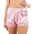 Satini Women's Lingerie Lace Briefs Panties French Knickers Satin Shorts