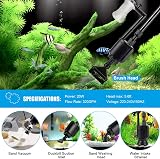 AQQA Aquarium Gravel Cleaner Siphon Kit 6 in 1 Electric Water Changer view 5
