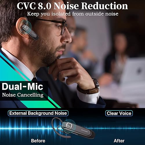 Bluetooth Earbuds ICOMTOFIT G3 Bluetooth Headset Crystal Clear