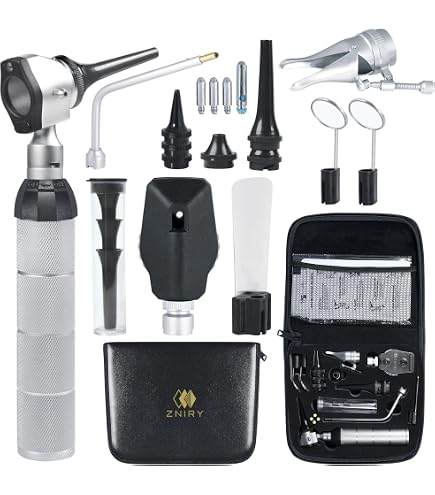 Cynamed USA Professional 3.5V LED Veterinary Otoscope Operating Kit – High Quality