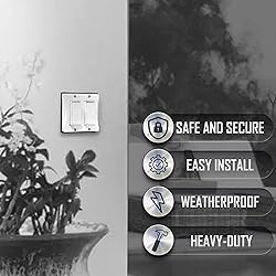 TayMac 5127-1 2-Gang Weatherproof Decorator Switch