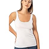 VAVONNE Camisole for Women, All Cotton, Airy Soft Comfy Tank Tops Cami Undershirt