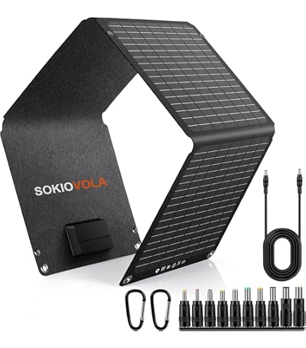 REDIGOO Portable 10W Solar Panel Charger, Mini Solar Panel With Usb C Outputs