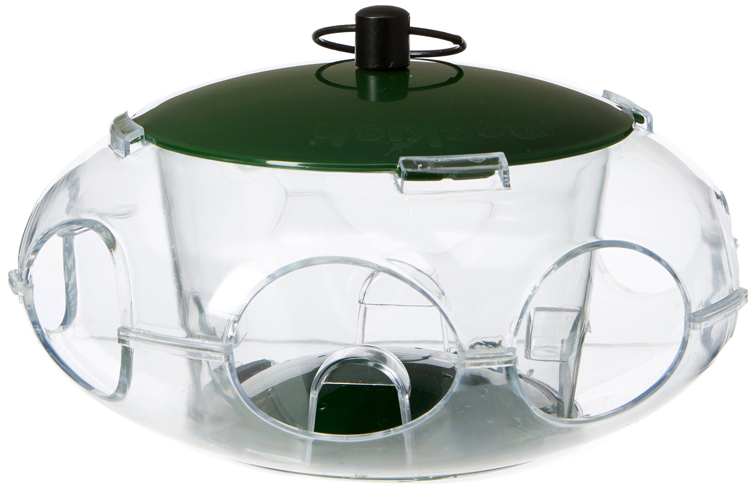 Peckish 60053061 Bird Seed Feeder for Small Birds, 24.8 x 14.8 x 5.4 cm, Green