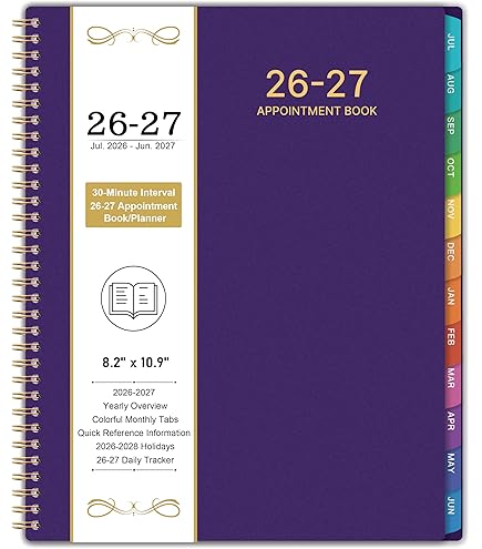 2025-2026 Appointment Book & Planner - Hourly Planner From January 2025 December 2025 Weekly Appointment Book With 30 Minute Interval Medium 6 4 X 8 5 Teal