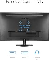 ASUS VP289Q 28 inch 4K UHD IPS HDR-10 FreeSync Eye Care Gaming Monitor VESA view 6